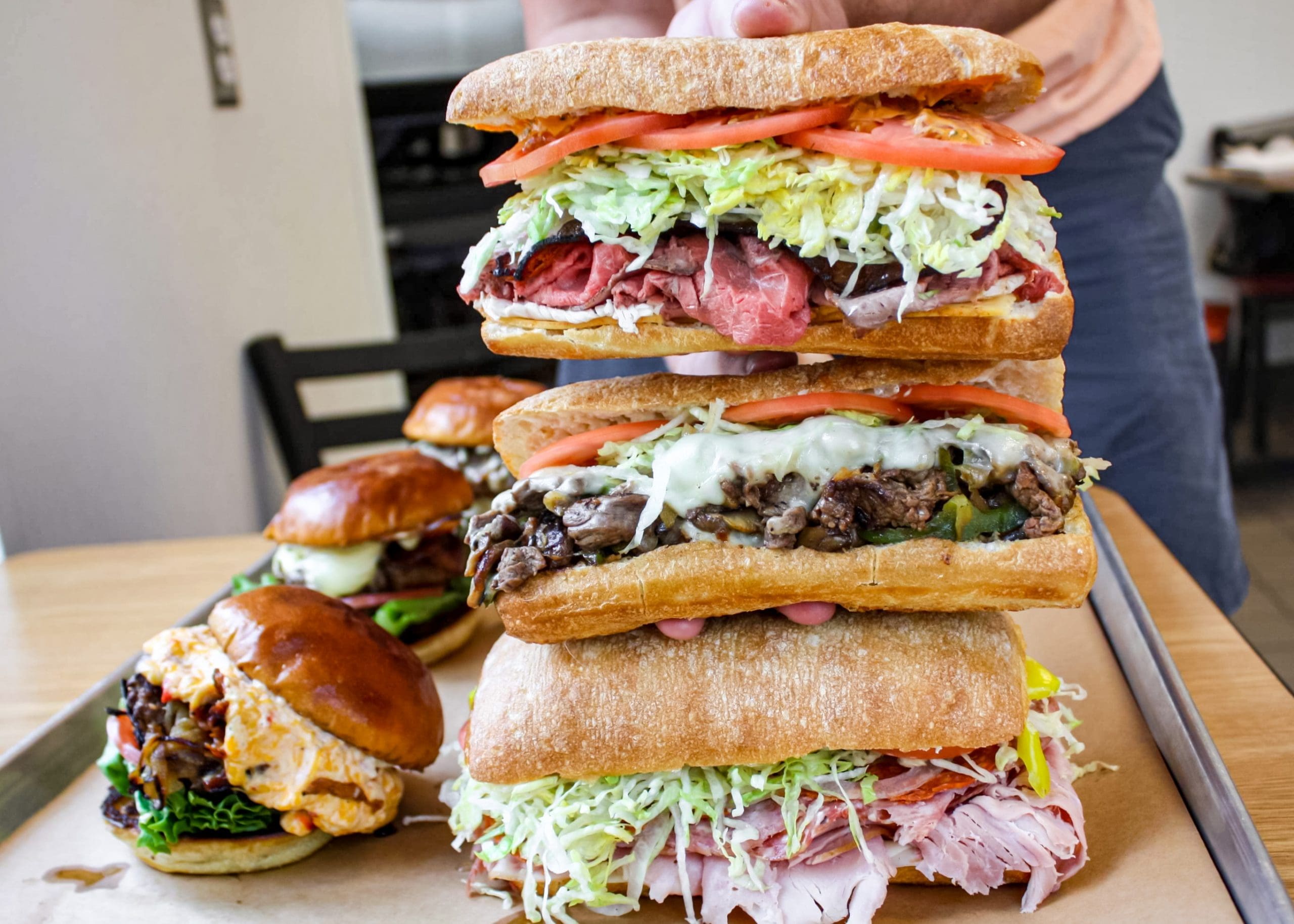 Southern craft sandwiches