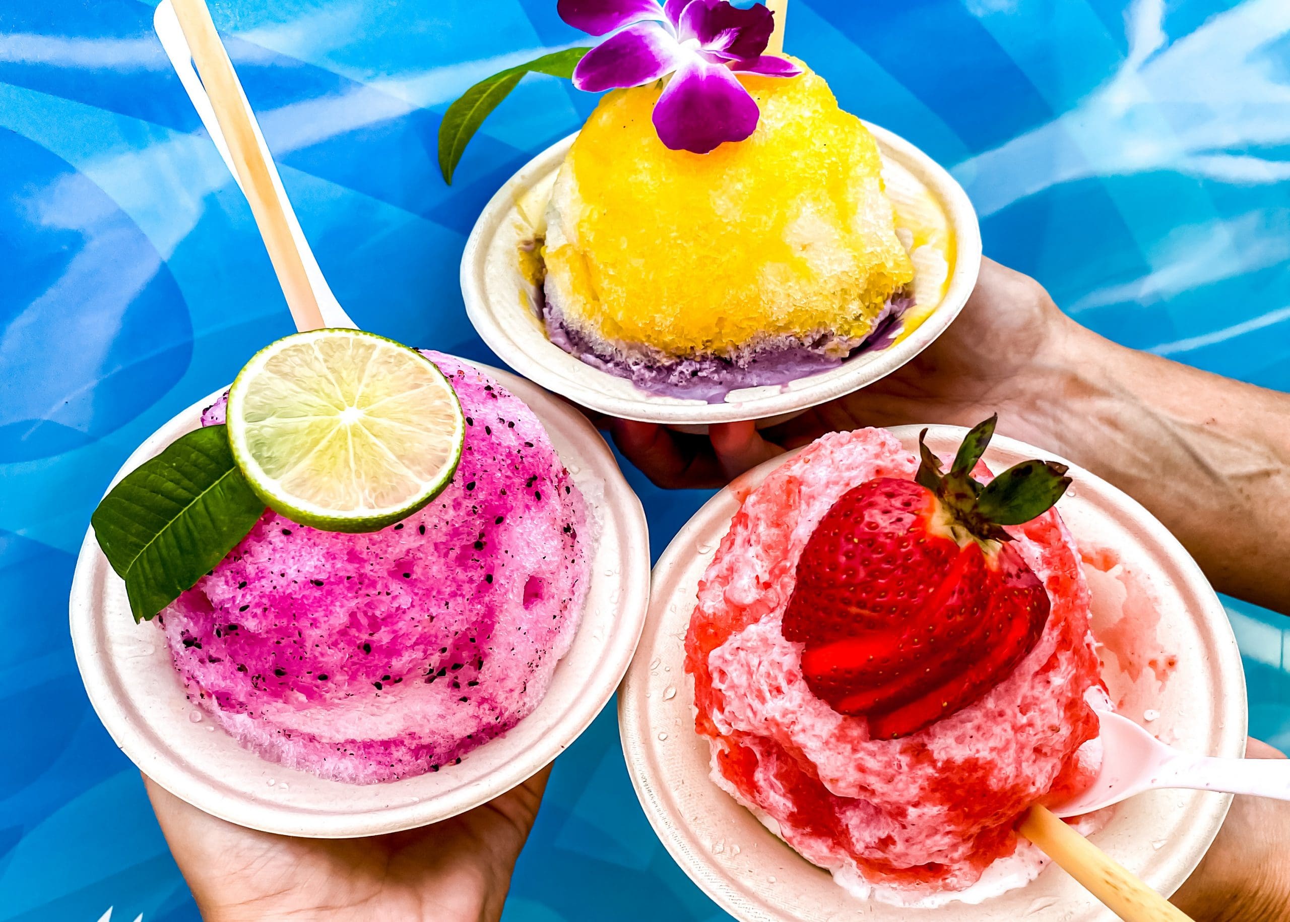 waves shave ice
