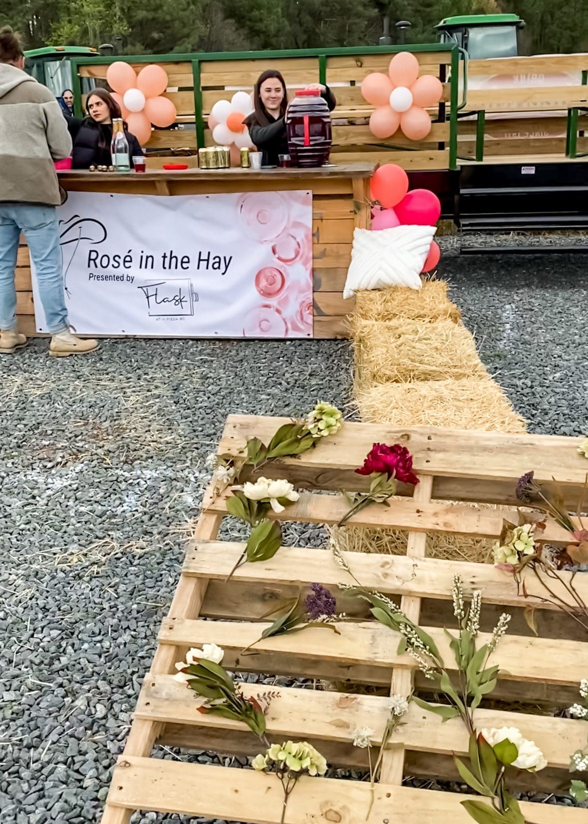 rose in the hay