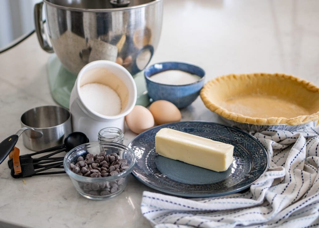 Angus Barn chocolate chess pie ingredients