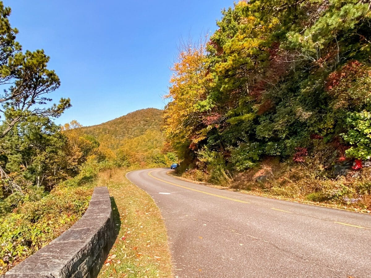 blue ridge parkway fall