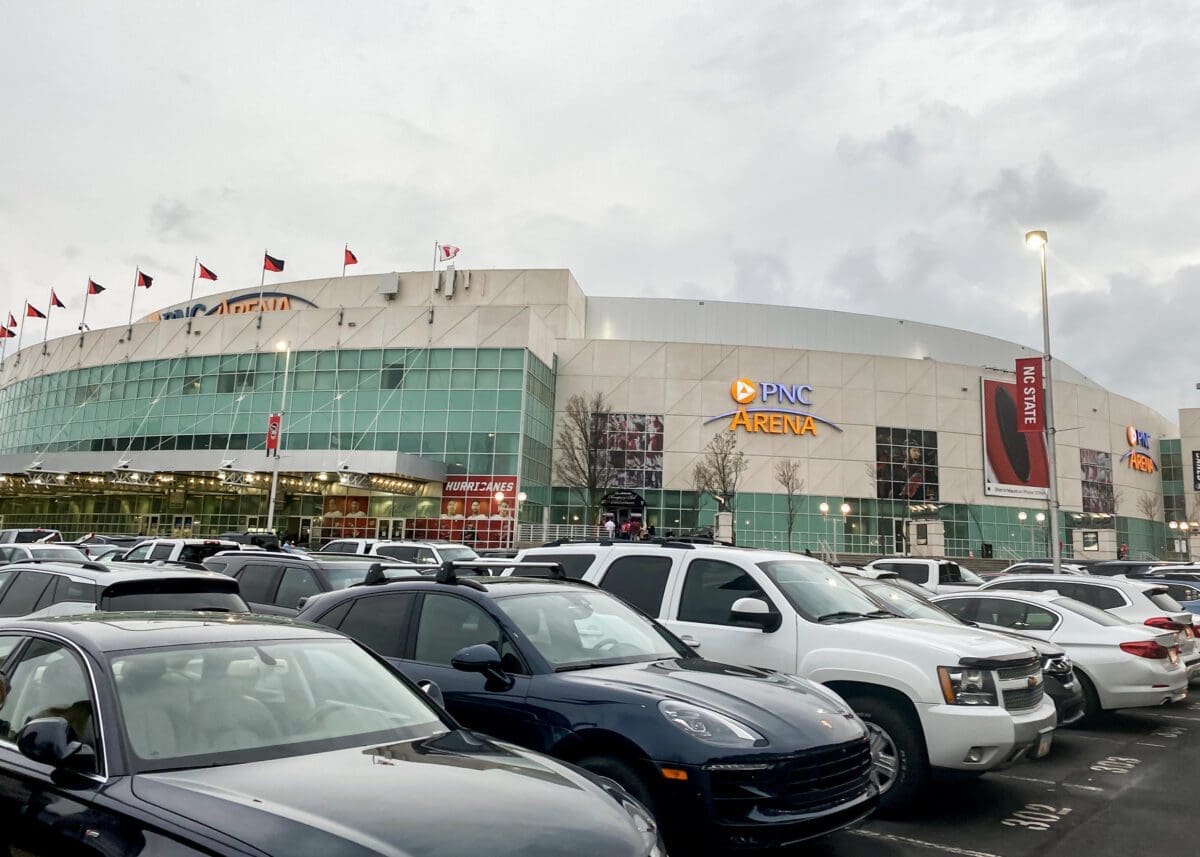 PNC Arena Parking, Parking for Hurricanes Game