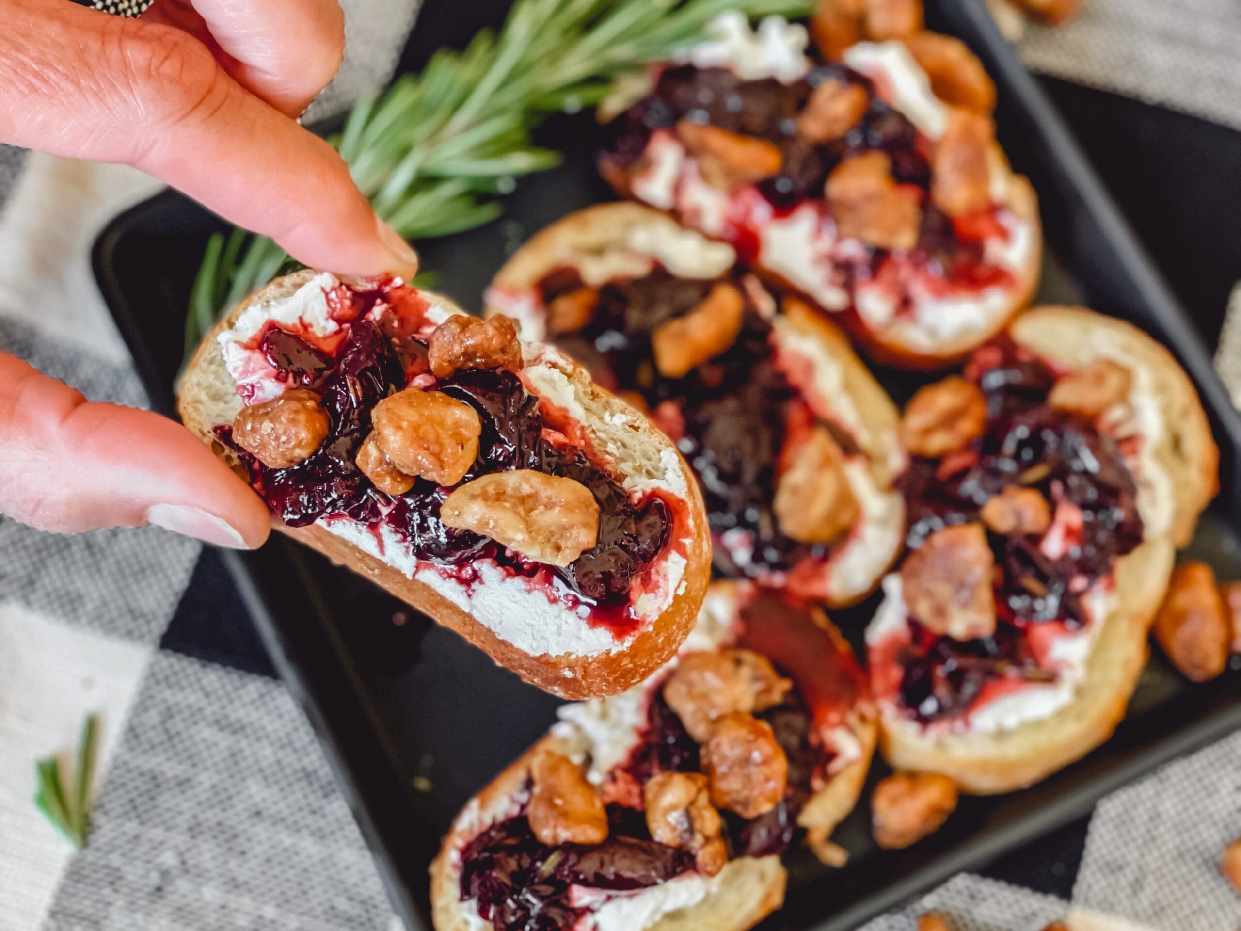 Cheerwine Crostini