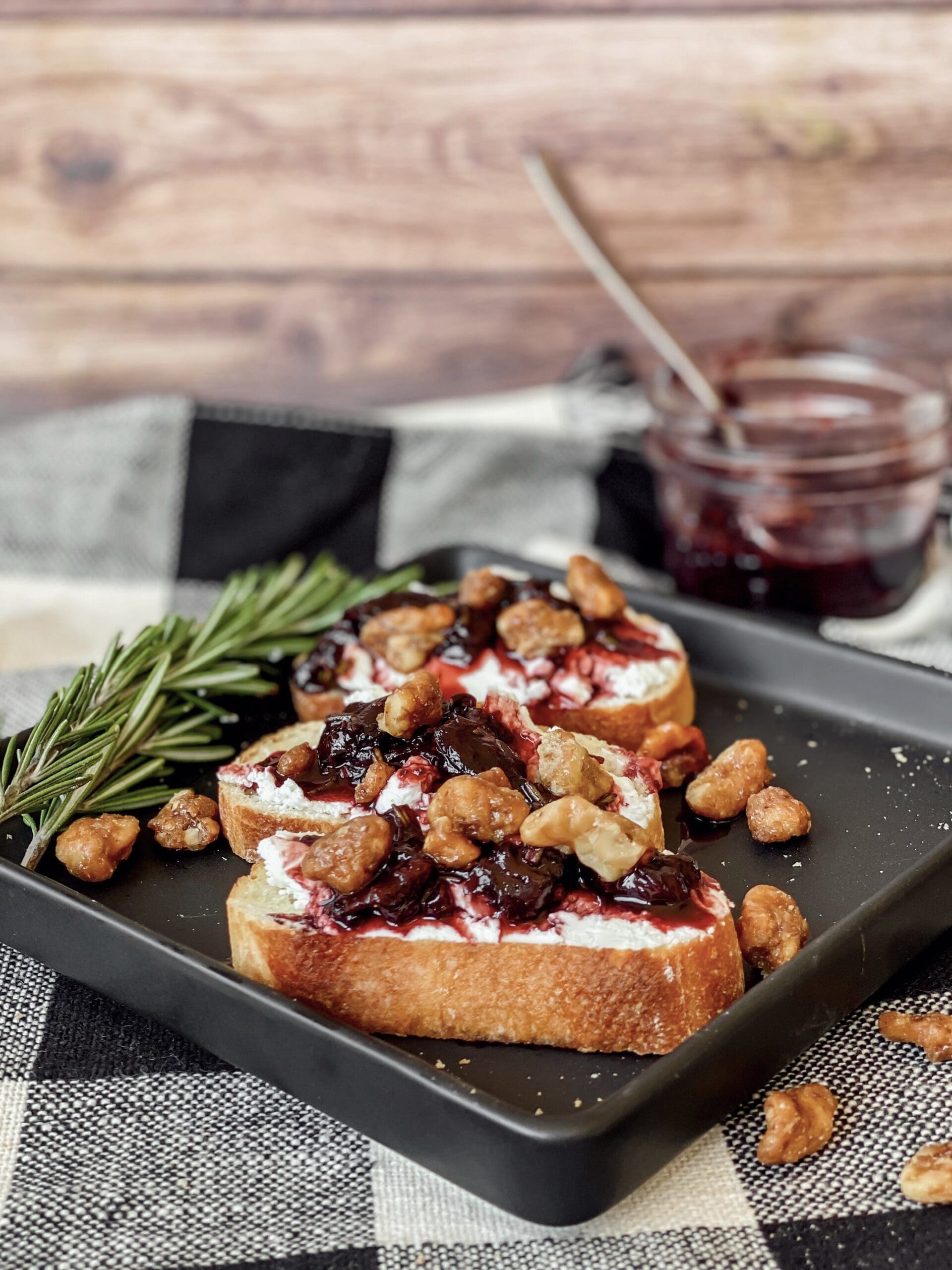Cheerwine crostini