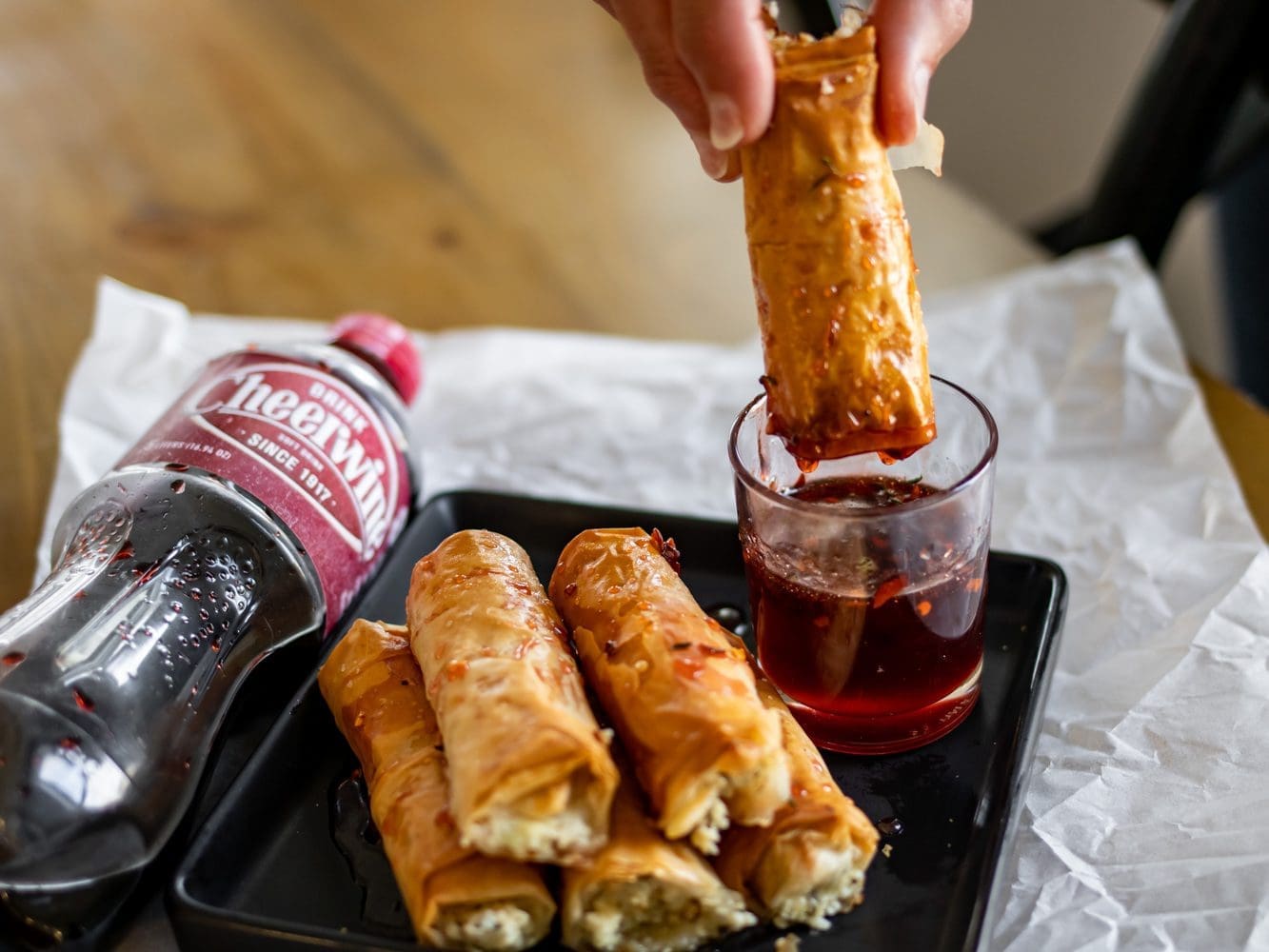 Crispy Feta Rolls
