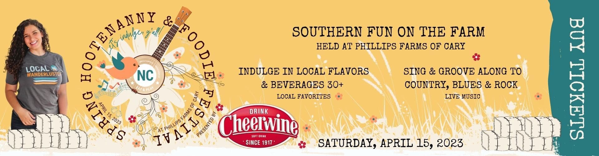 Buy tickets to the NC Eat & Play Spring Hootenanny