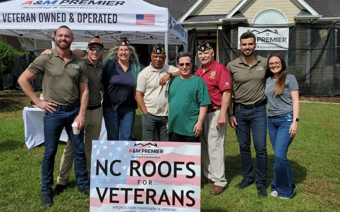 Local Veteran Gets a Free Roof from A&M Premier Roofing & Construction