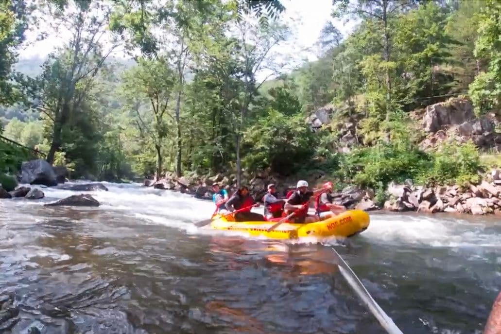 rafting