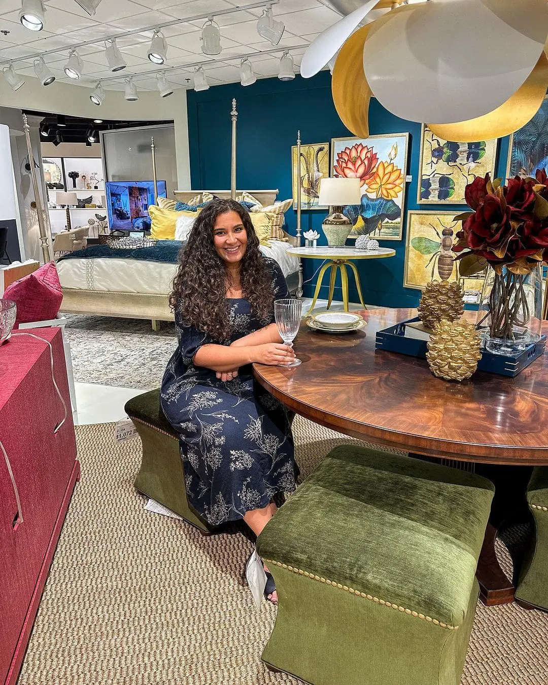 Megan hanging out at Furnitureland South Megan hanging out at Furnitureland South