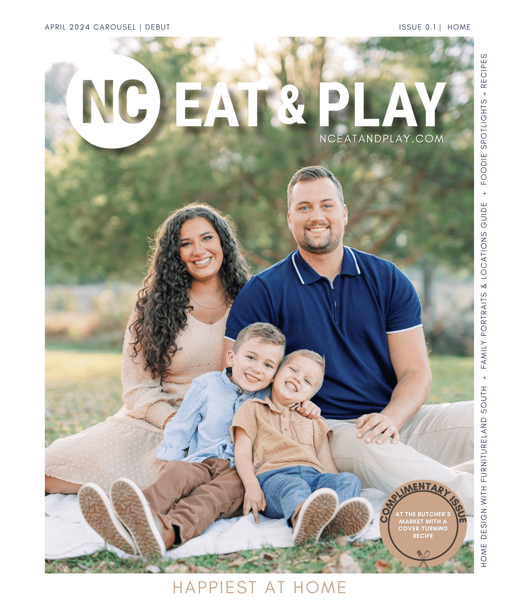 NC Eat & Play Magazine cover