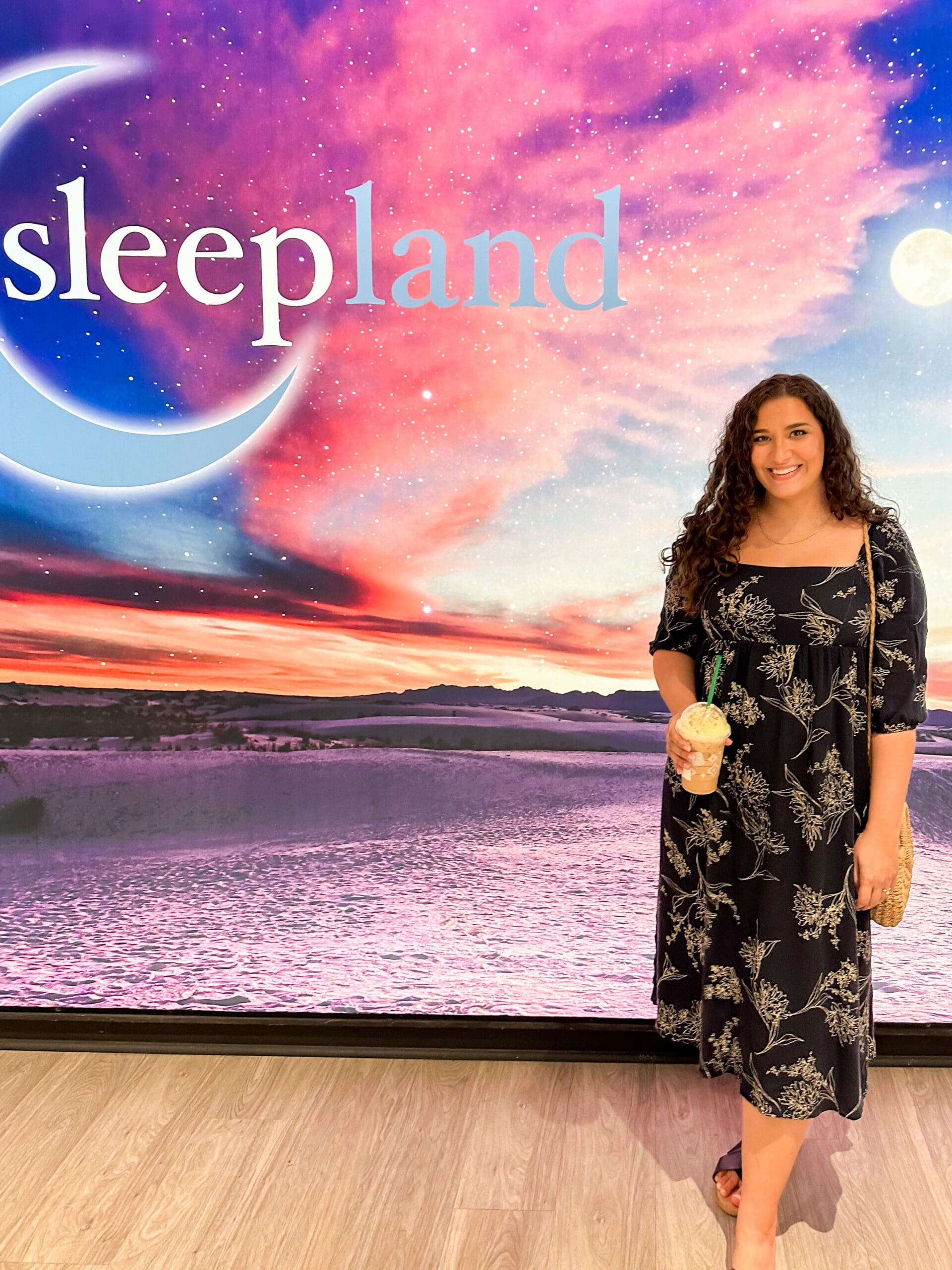 Megan with NC Eat & Play Visits Sleepland