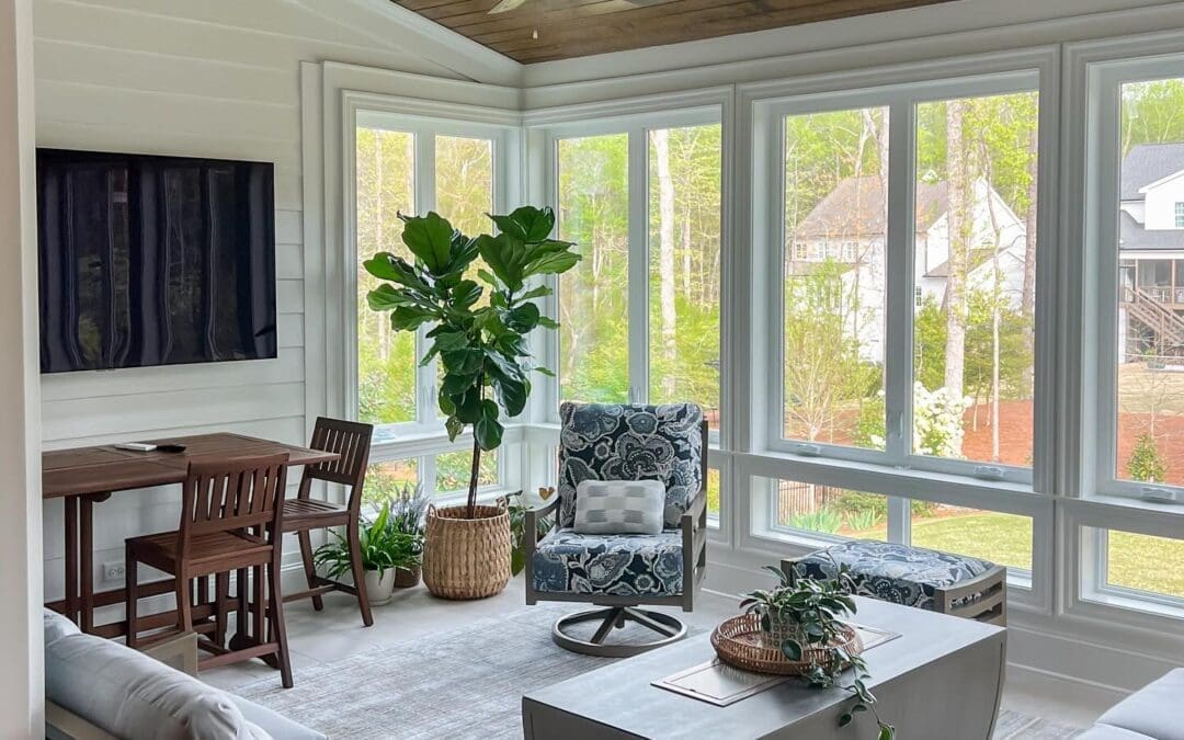 Did you catch my in-laws’ new sunroom designed by Furnitureland South?