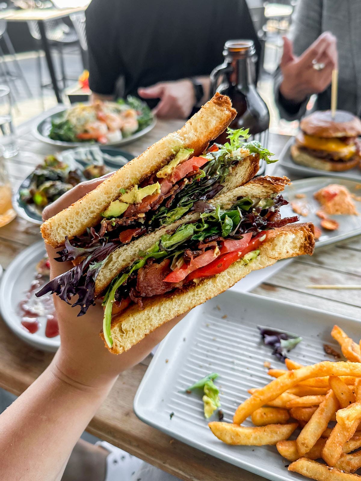 Sandwich at Wye Hill Brewing